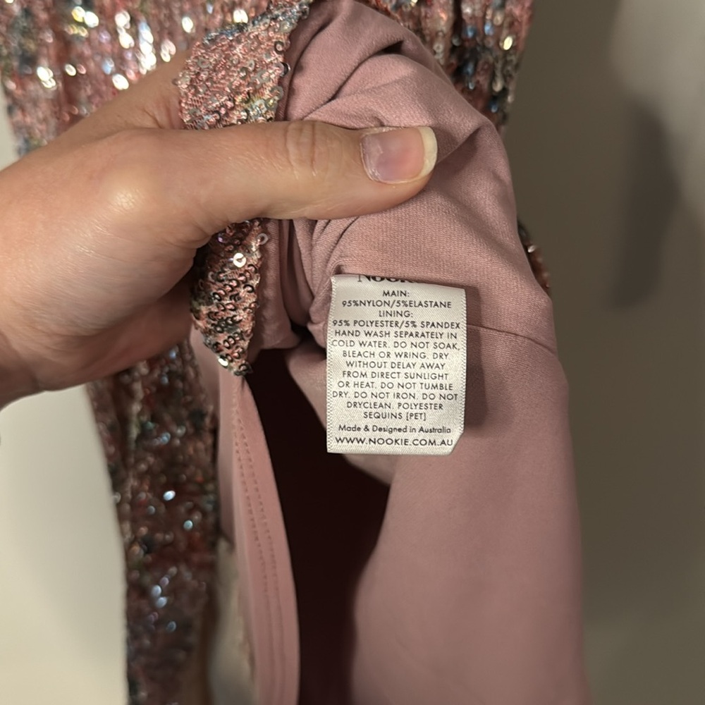Nookie Forever Long Sleeve Sequin Mini Dress - Picture 9 of 10